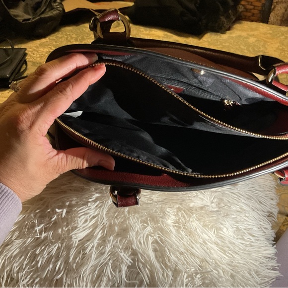 Anne Klein Rich Brown Shoulder Bag - Picture 6 of 6